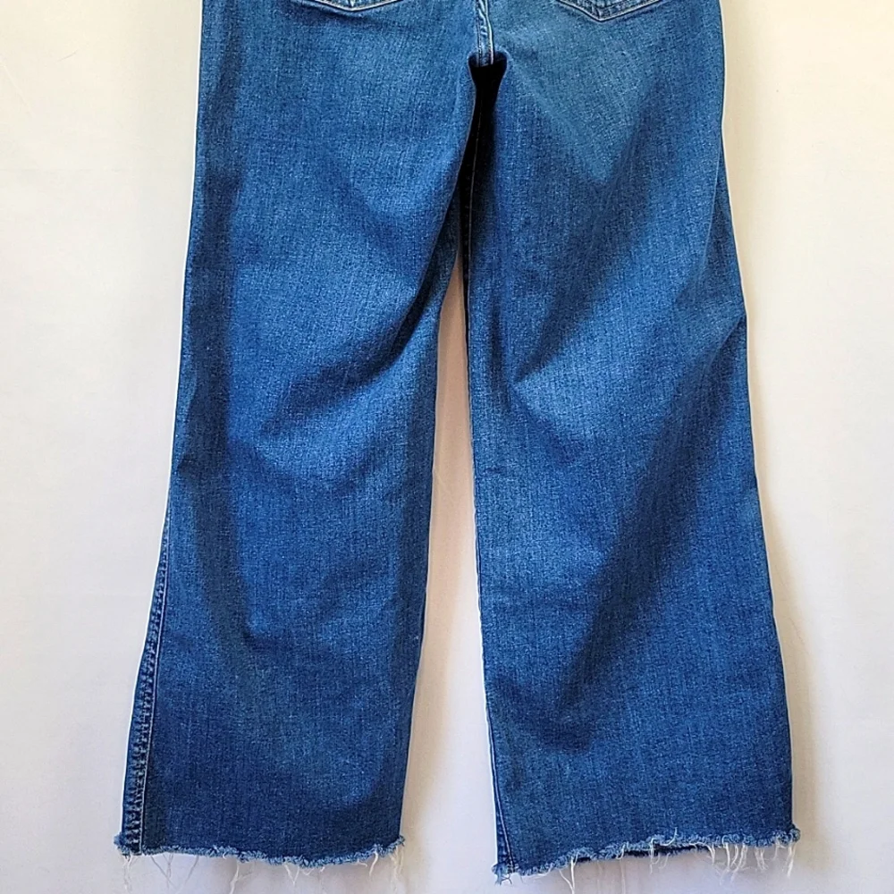 H&M & Denim Jupe Coulotte High Waist Jean Size 27